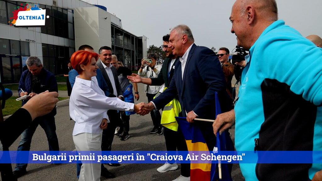 Bulgarii primii pasageri în „Craiova Air Schengen”