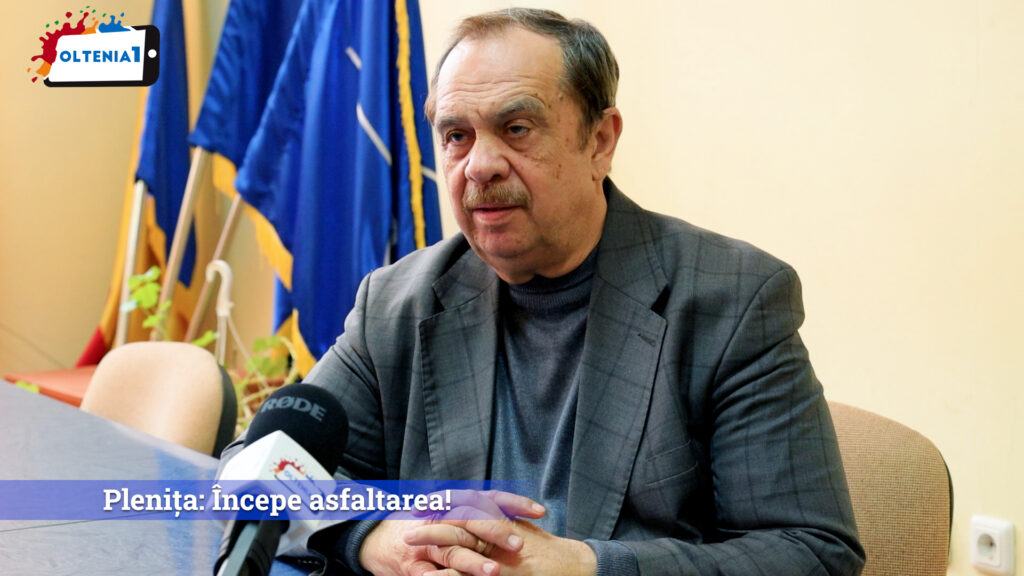 Plenița: Începe asfaltarea!