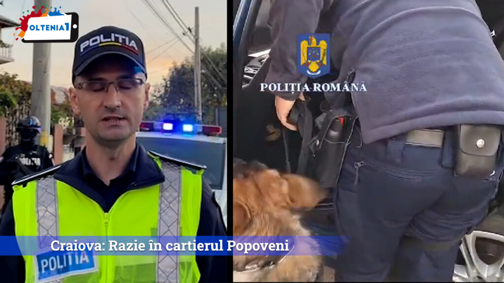 Craiova: Razie în cartierul Popoveni