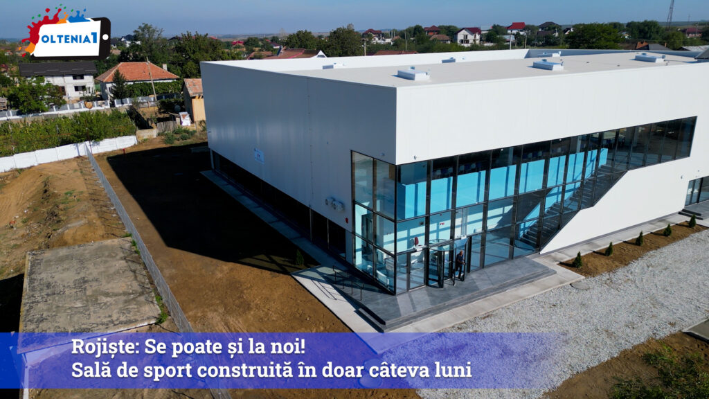 Rojiște: Se poate și la noi! Sală de sport construită în doar câteva luni