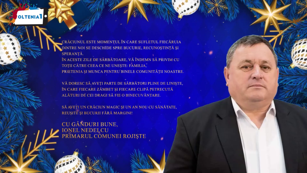 Să aveți un Crăciun magic și un An Nou cu sănătate, reușite și bucurii fără margini!