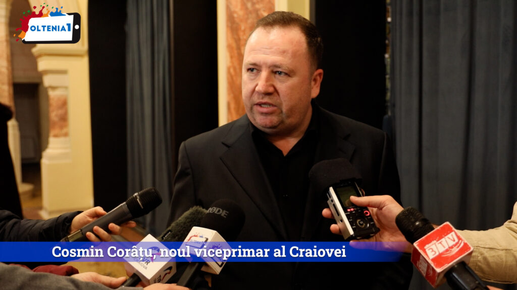 Cosmin Corâțu, noul viceprimar al Craiovei
