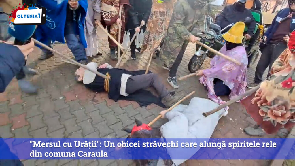 „Mersul cu Urâții”: Un obicei străvechi care alungă spiritele rele din comuna Caraula