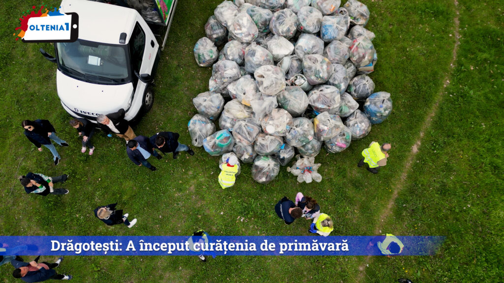 Drăgotești: A început curățenia de primăvară
