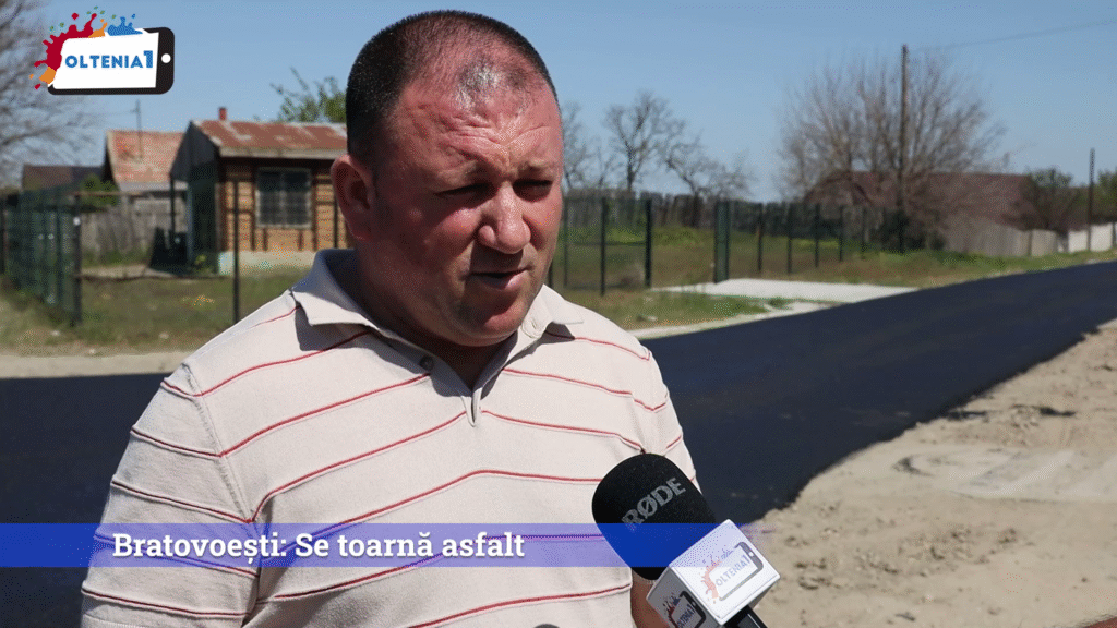 Bratovoești: Se toarnă asfalt