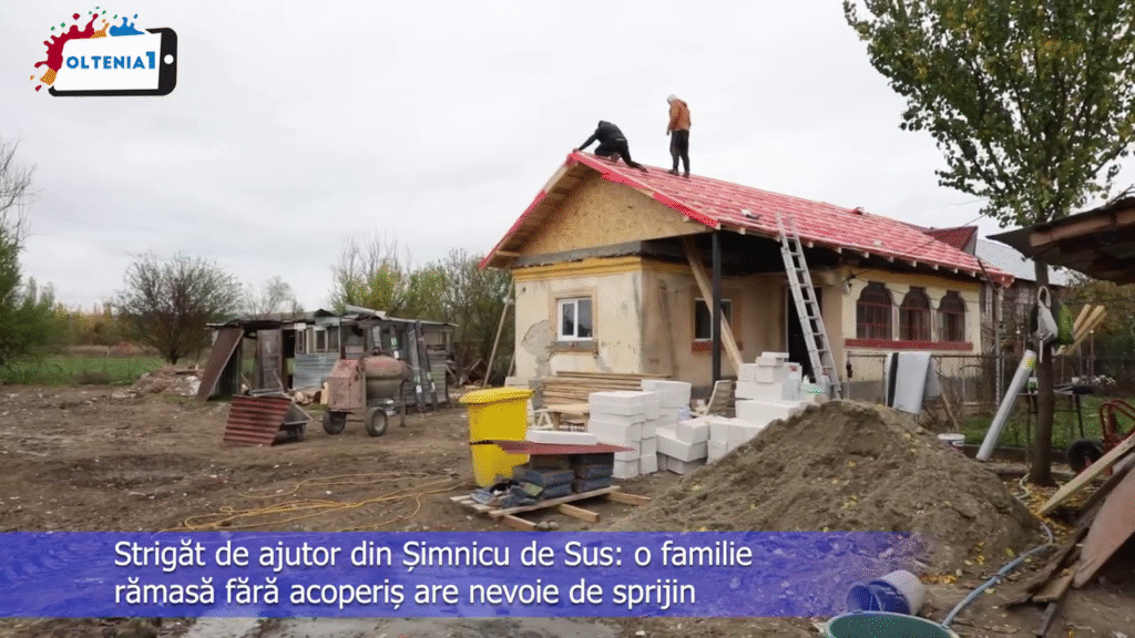 Strigăt de ajutor din Șimnicu de Sus: o familie rămasă fără acoperiș are nevoie de sprijin