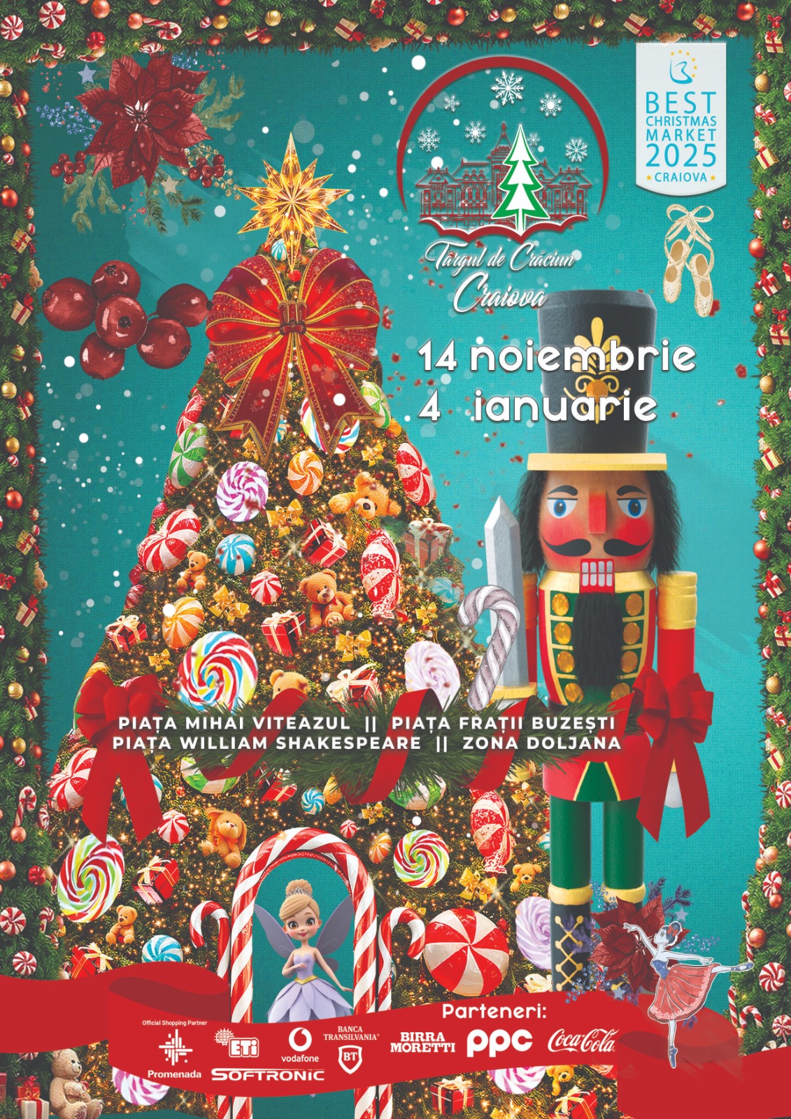 Craiova devine capitala sărbătorilor de iarnă!
