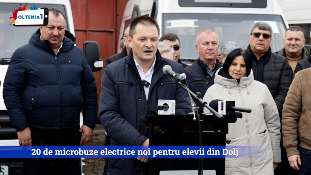 20 de microbuze electrice noi pentru elevii din Dolj