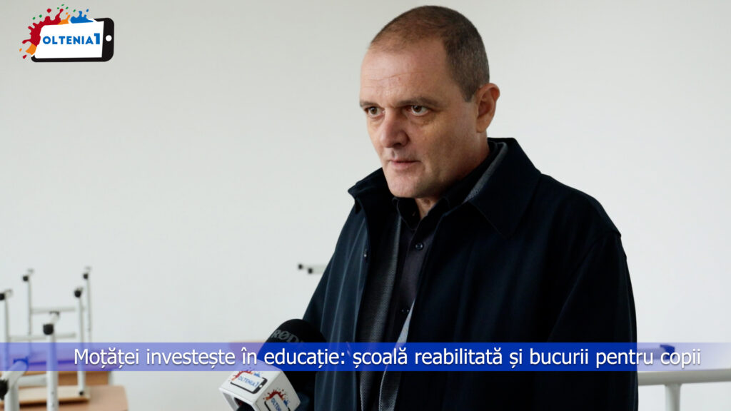 Moțăței investește în educație: școală reabilitată și bucurii pentru copii