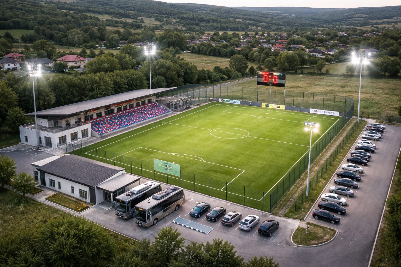 Stadionul din Bucovăț: investiție aproape de finalizare