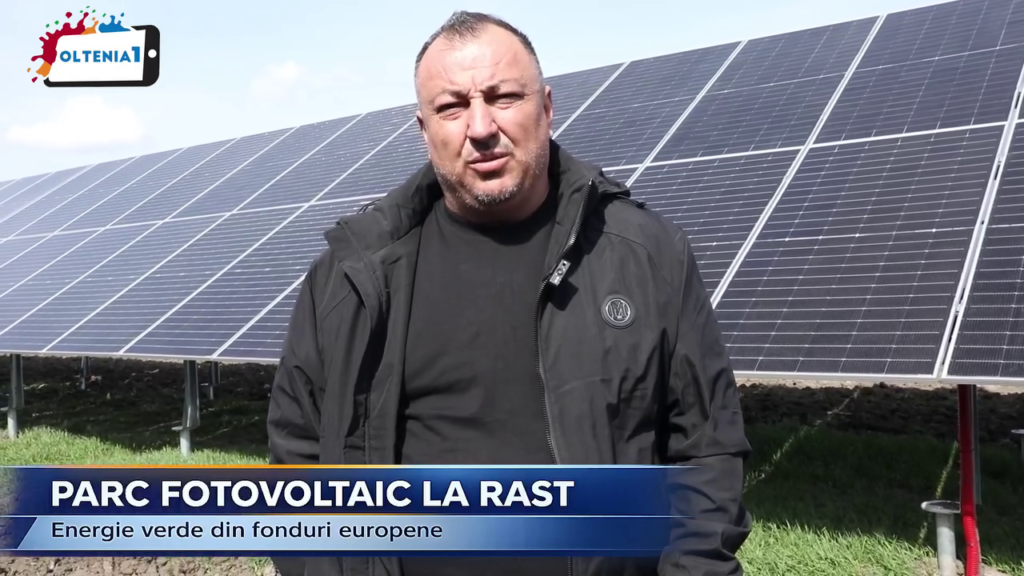 Parc fotovoltaic la Rast: energie verde din fonduri europene