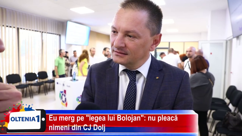 Eu merg pe „legea lui Bolojan” : nu pleacă nimeni din CJ Dolj