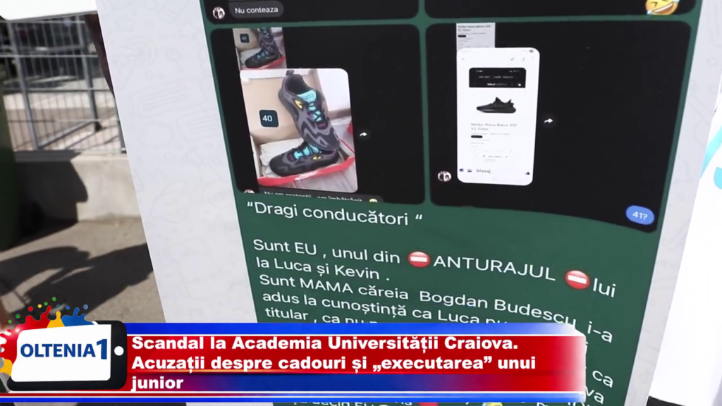 Scandal la Academia Universității Craiova. Acuzații despre cadouri și „executarea” unui junior