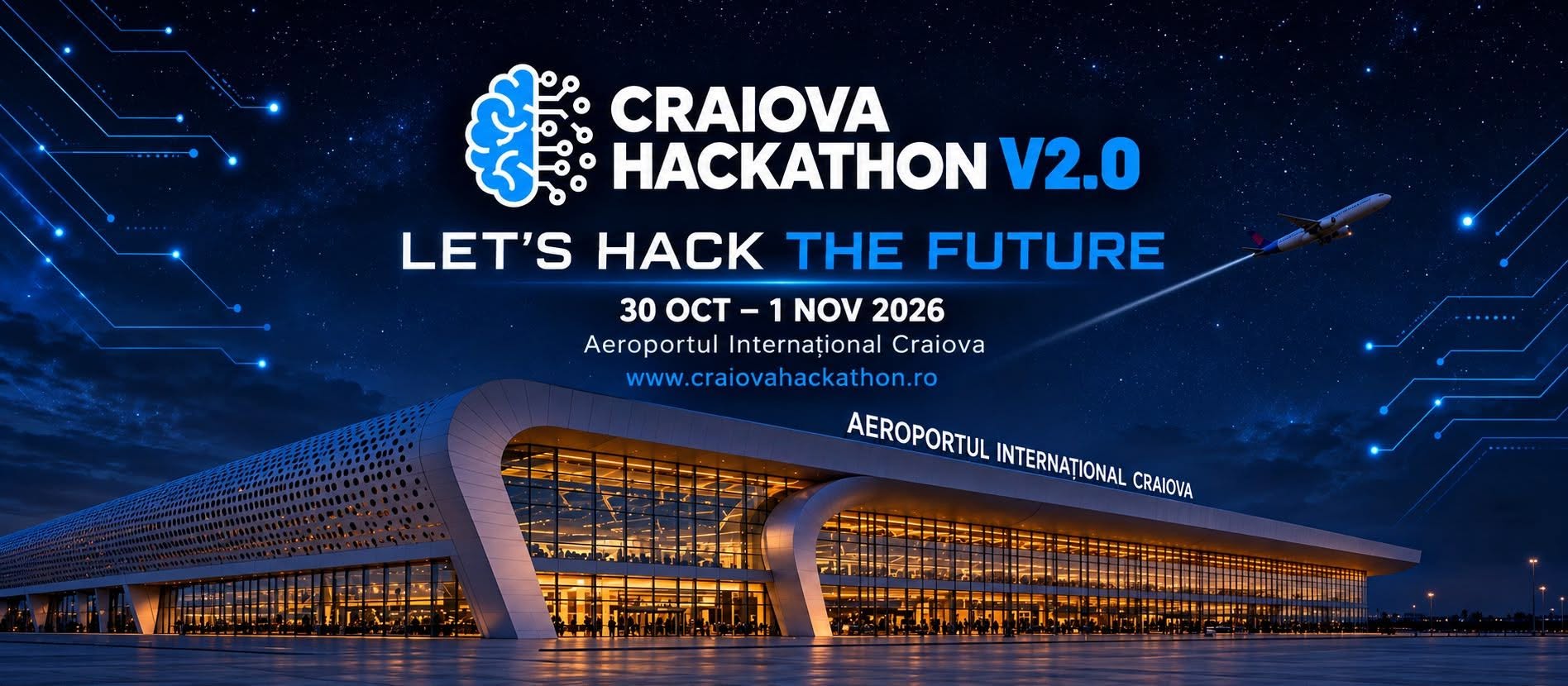 Craiova Hackathon revine la Aeroportul Internațional Craiova
