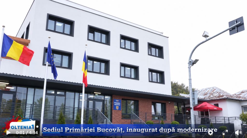 Sediul Primăriei Bucovăț, inaugurat după modernizare