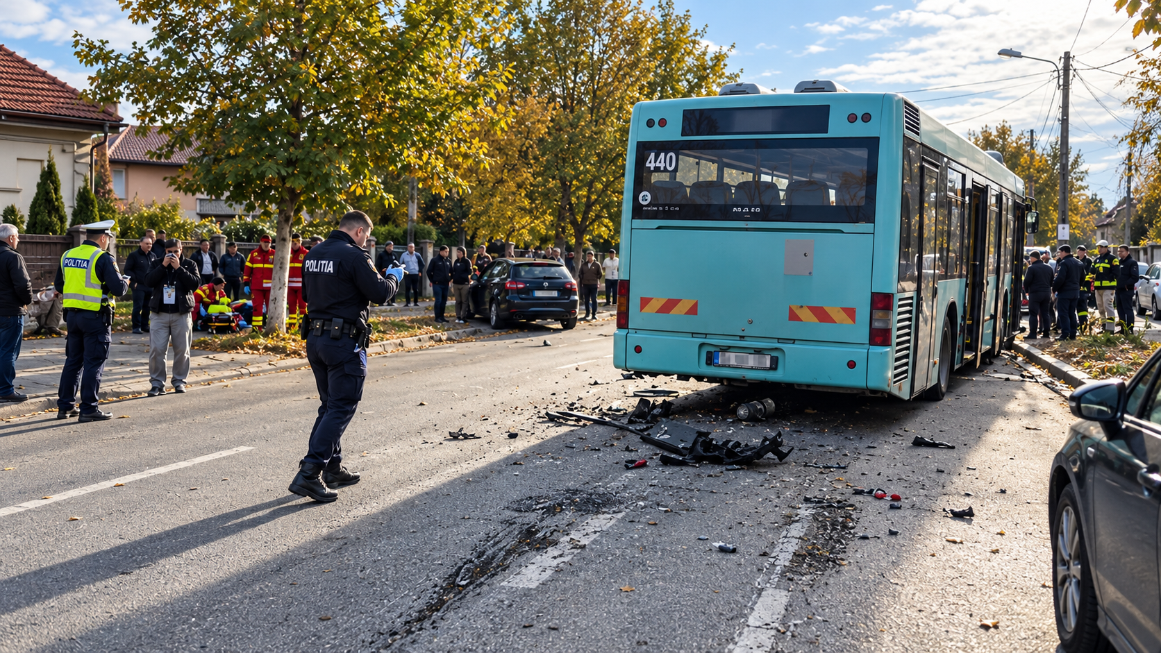 NOI IMAGINI DE LA ACCIDENTUL GRAV DE PE STRADA BRESTEI DIN CRAIOVA! ȘAPTE VICTIME